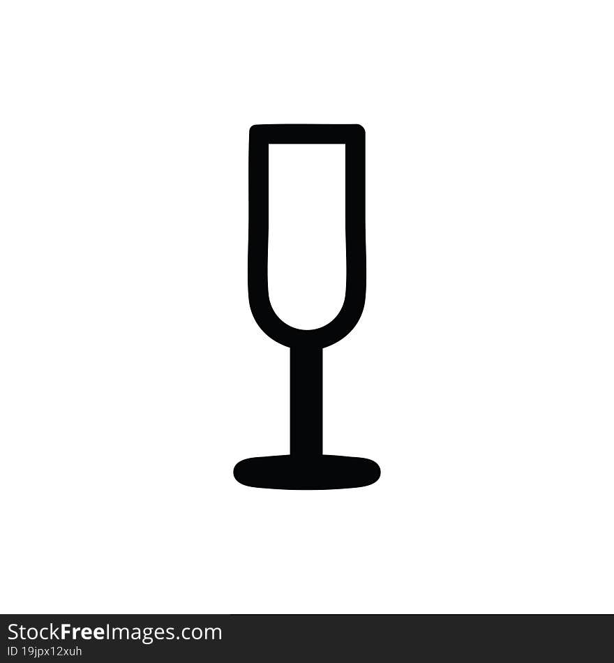 champagne flute icon