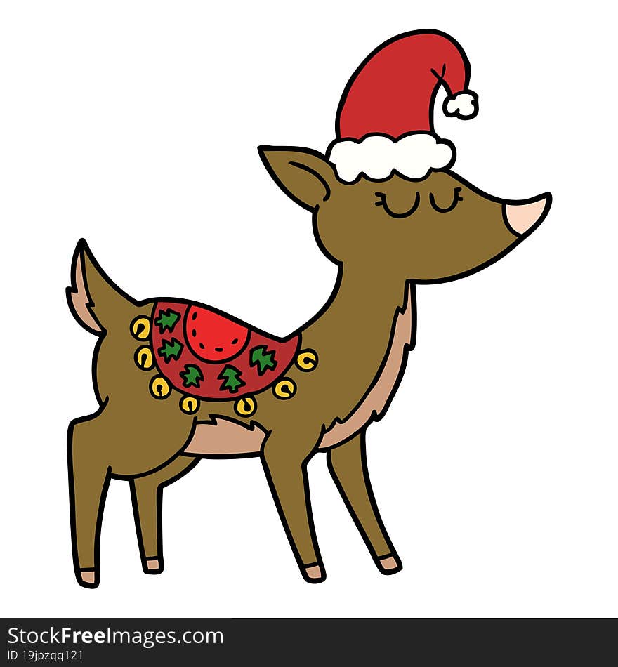 cartoon reindeer. cartoon reindeer