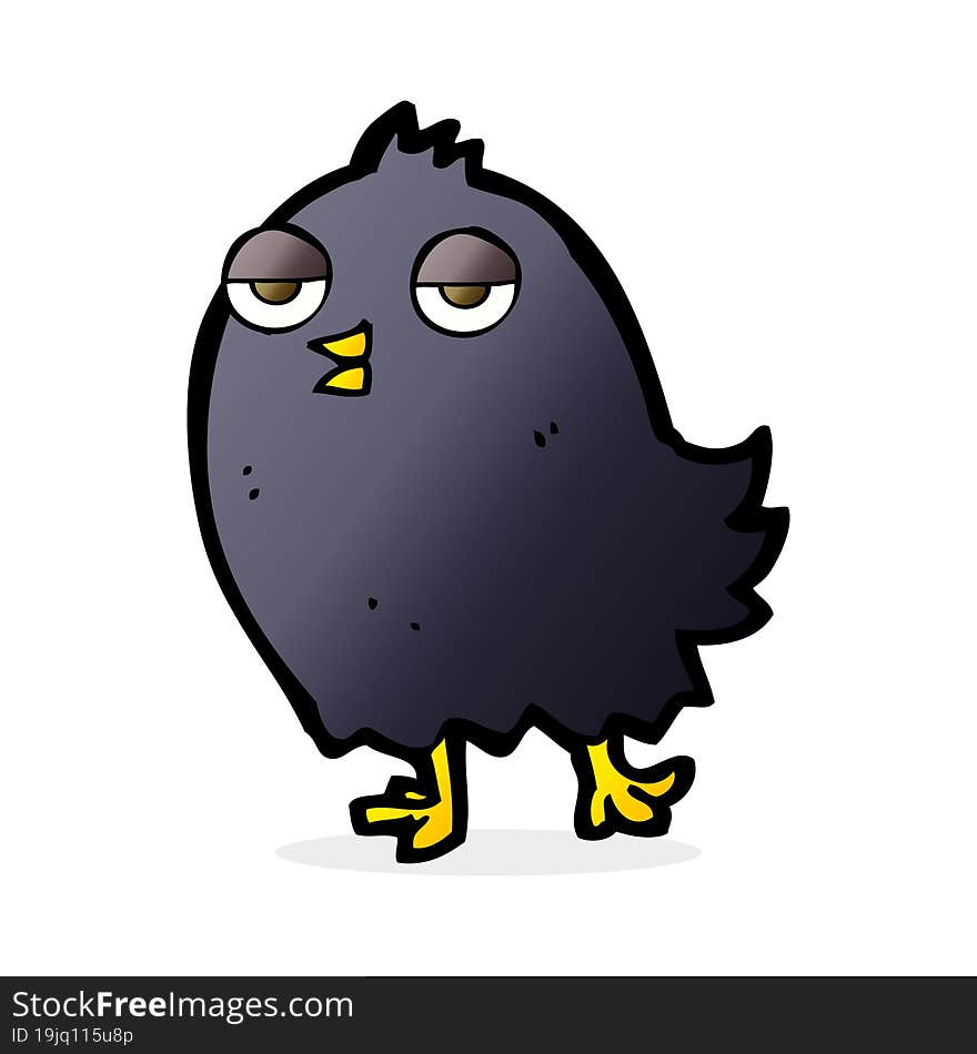 Funny Cartoon Bird