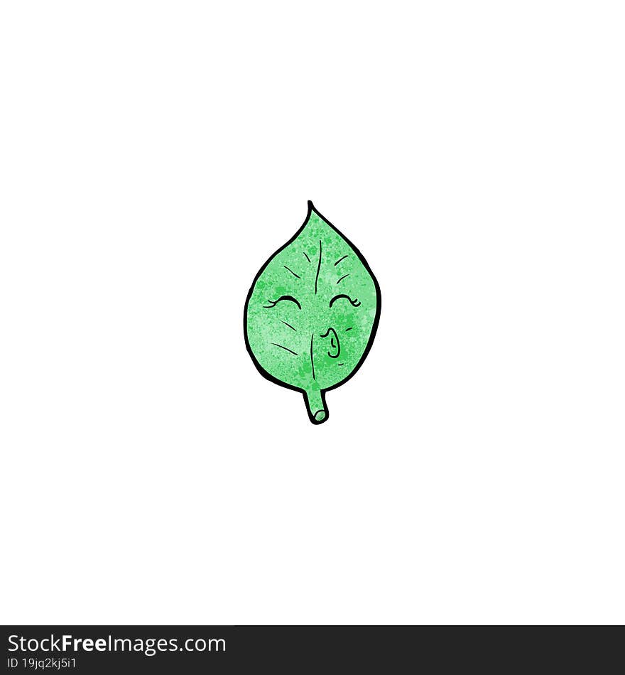 cartoon leaf