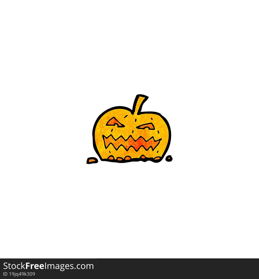 cartoon pumpkin