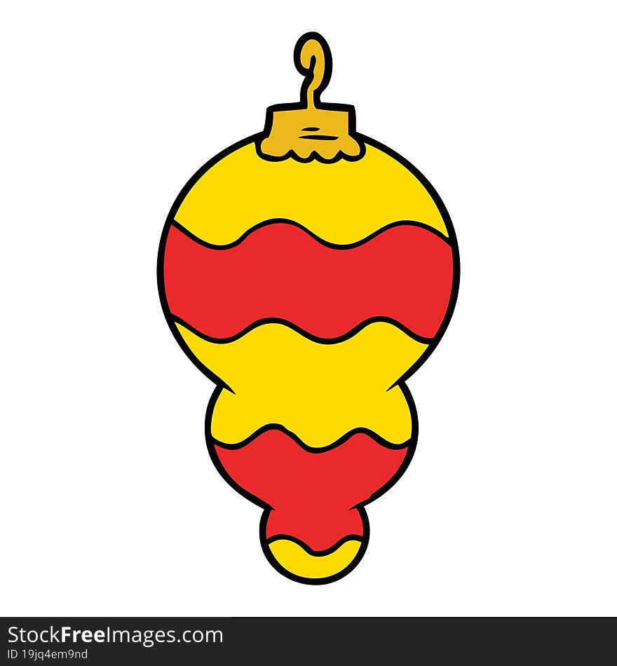 cartoon christmas decoration. cartoon christmas decoration