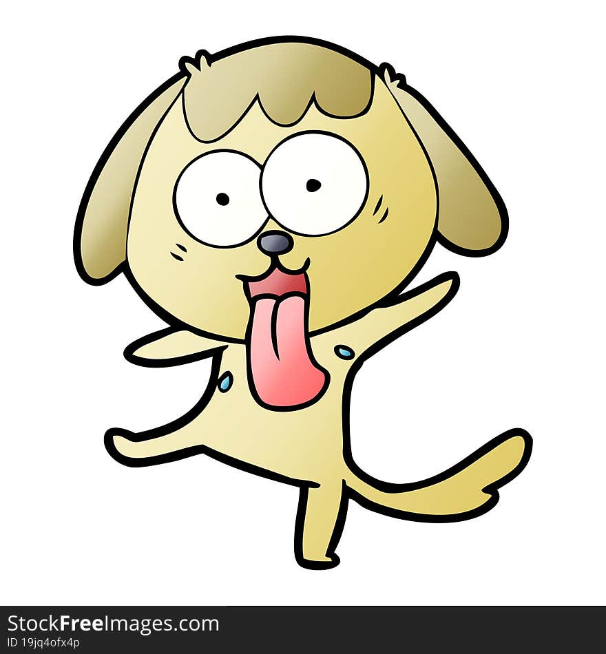 cute cartoon dog. cute cartoon dog