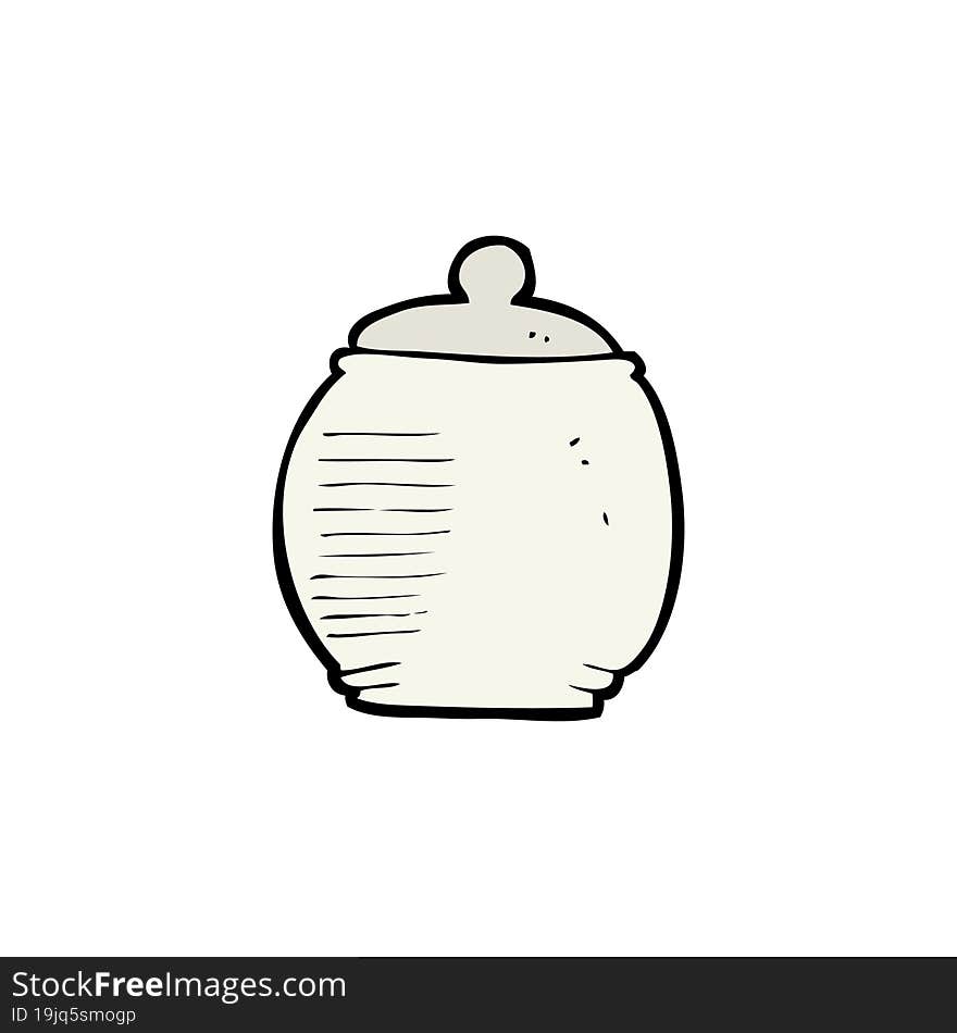 Cartoon Old Pot