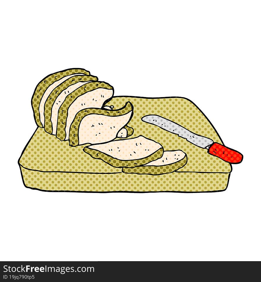 cartoon sliced bread