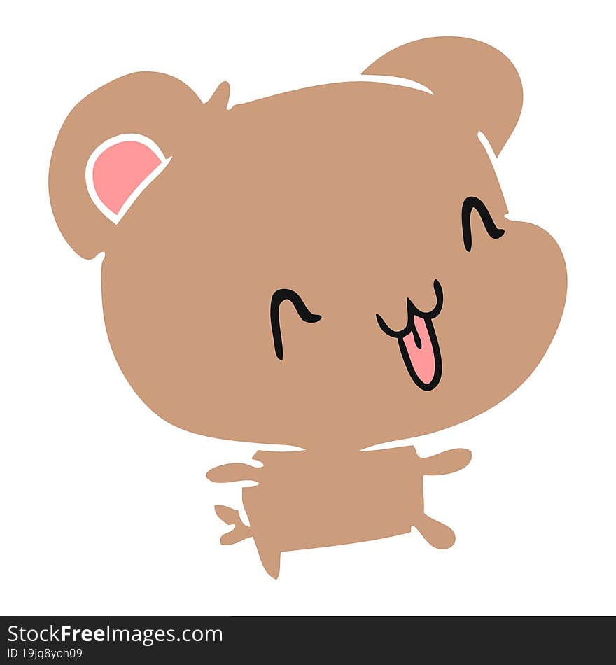 cartoon kawaii cute happy hamster