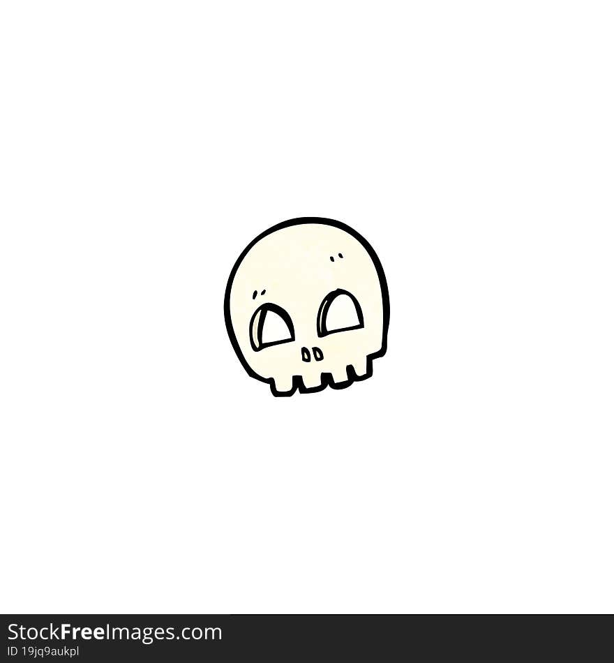 Cartoon Skull Symbol