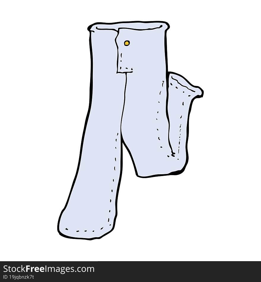 Cartoon Pair Of Jeans