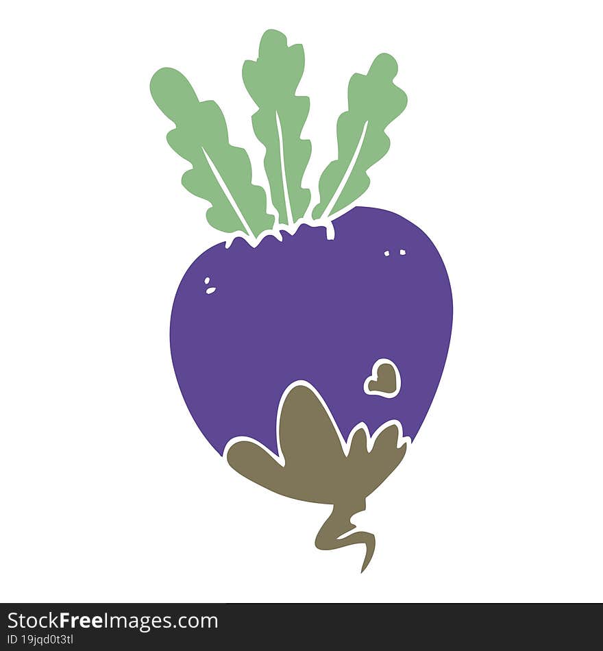 cartoon doodle beet root