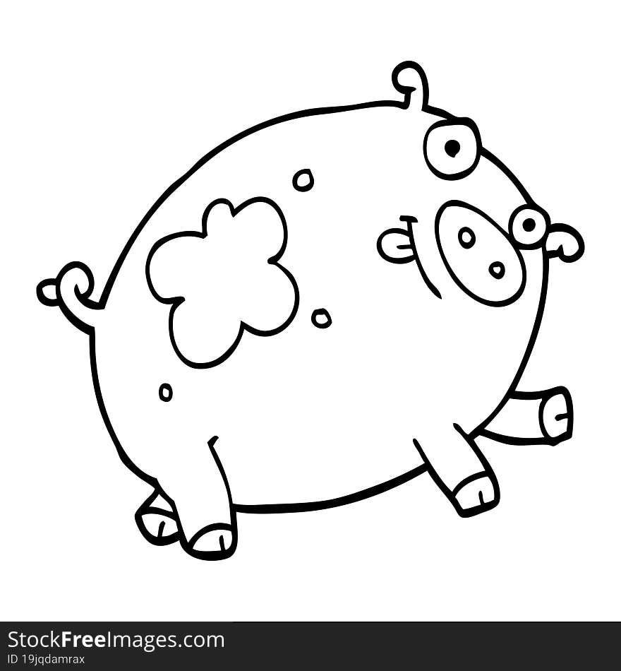 Cartoon Pig