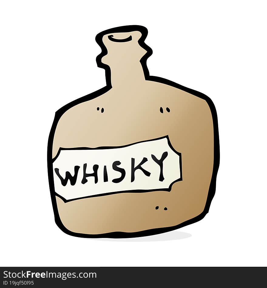 Cartoon Whisky Jar