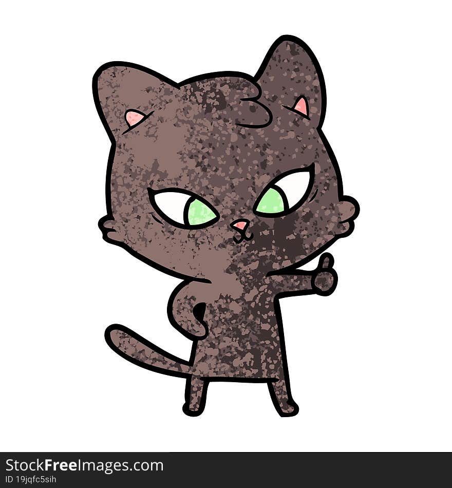 cute cartoon cat. cute cartoon cat