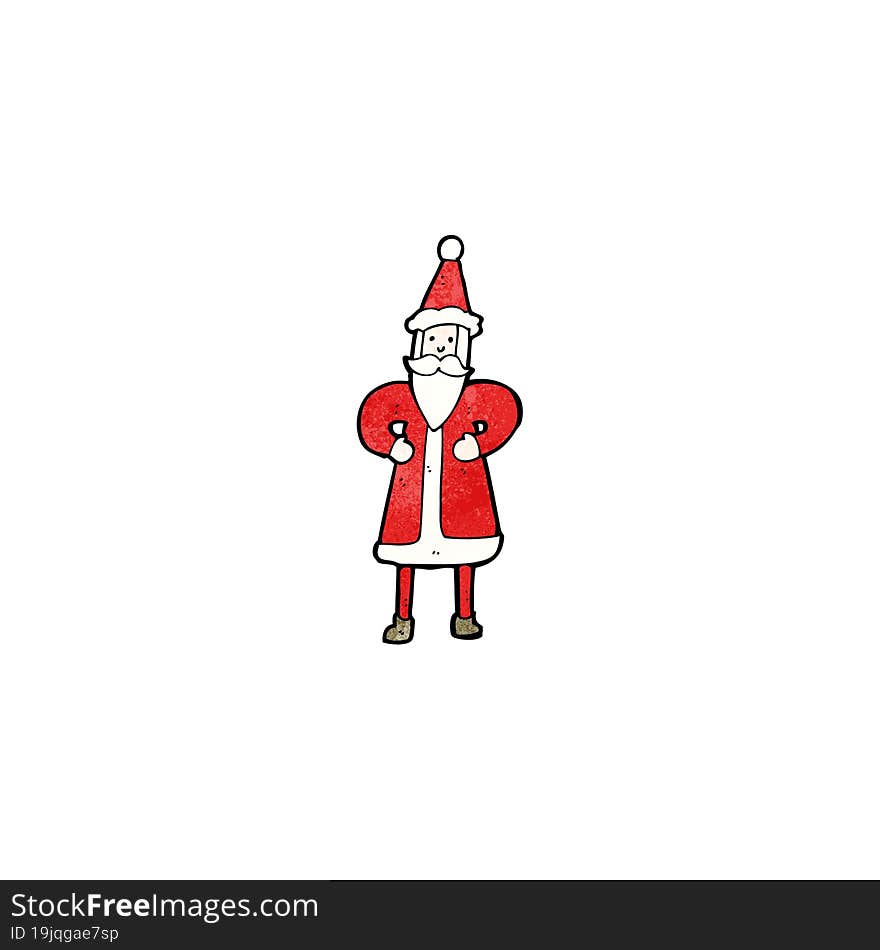 cartoon santa claus