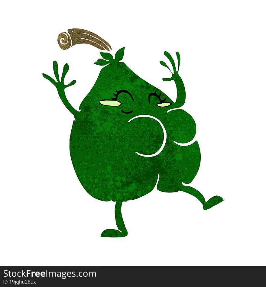 A Nice Pear Cartoon