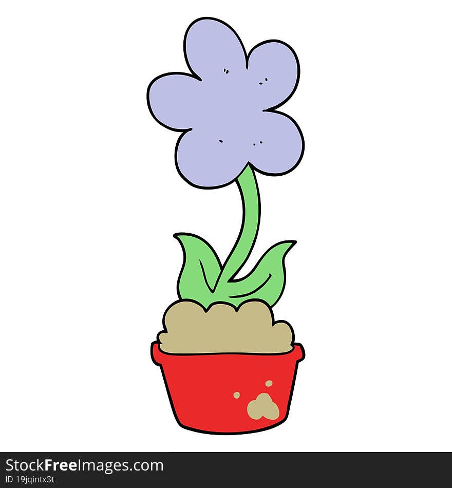 Cute Cartoon Flower