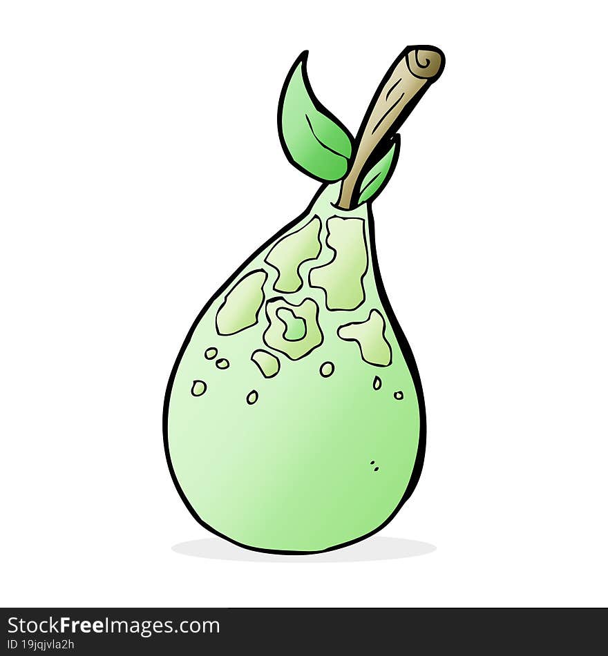 cartoon pear