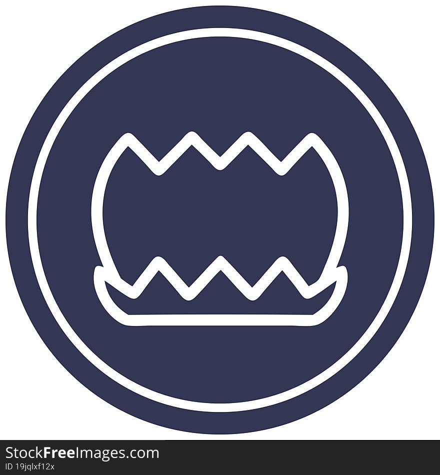 Lotus Flower Circular Icon