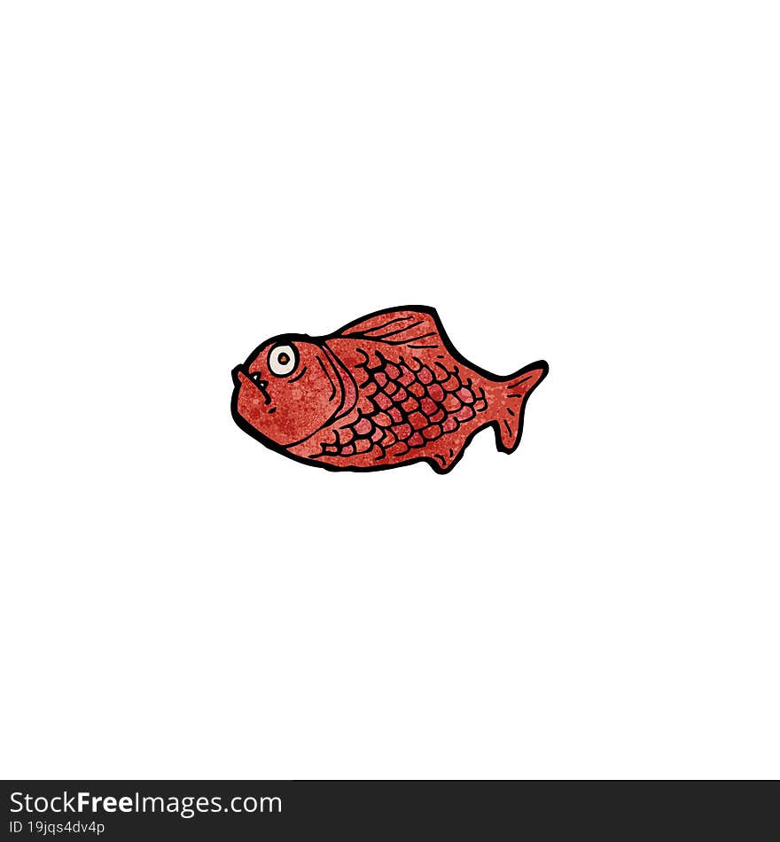 cartoon piranha