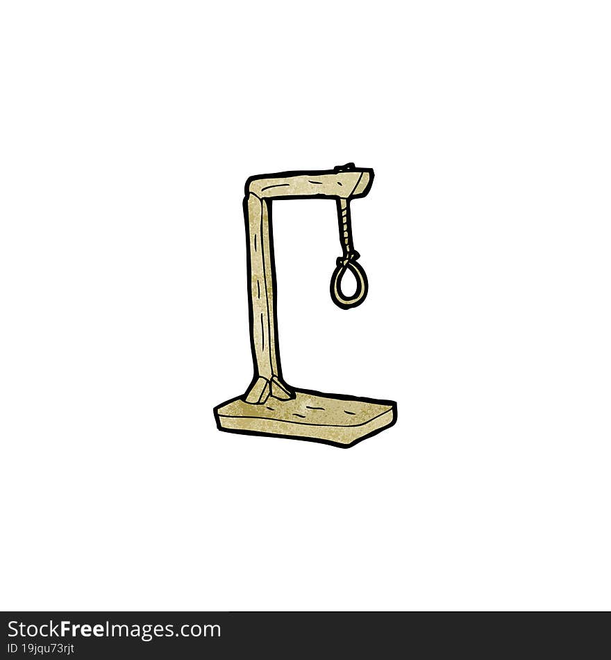 cartoon hanging noose