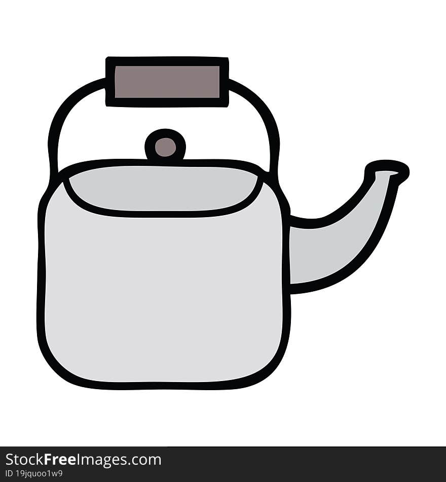 Cute Cartoon Kettle Pot