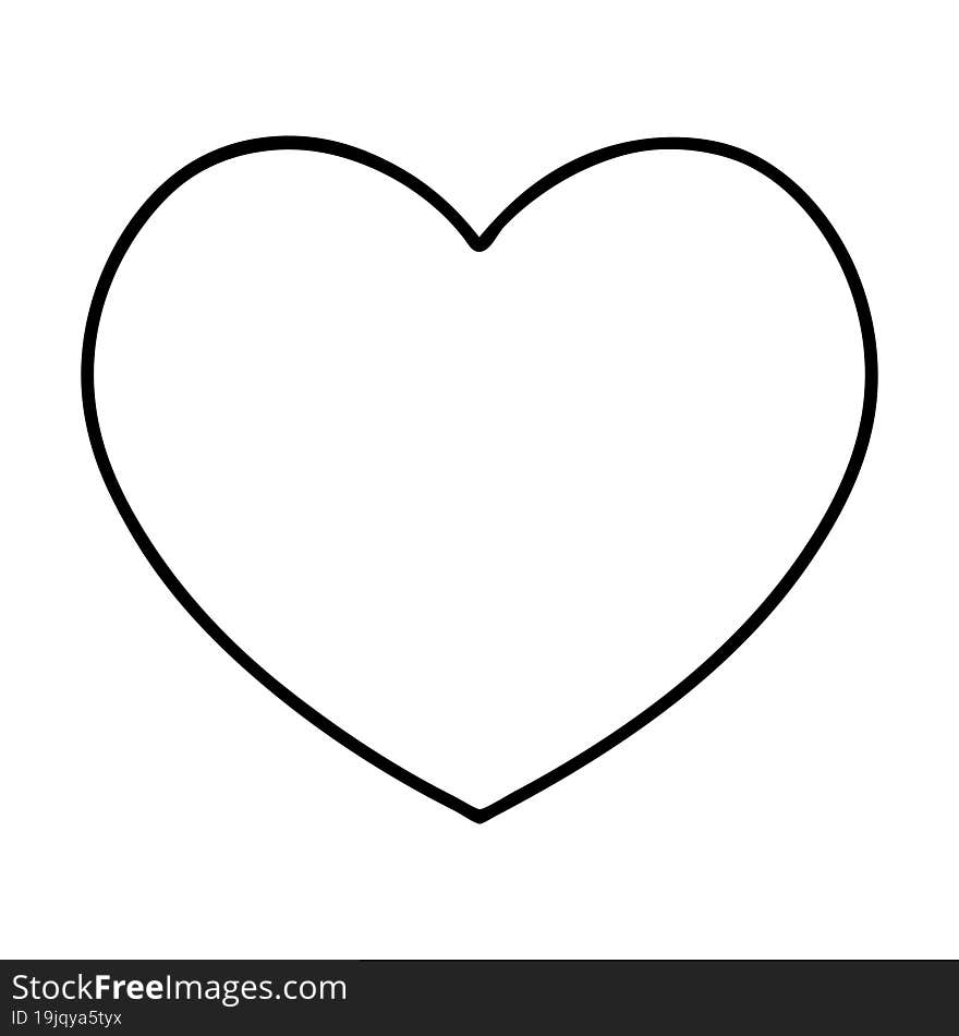 tattoo in black line style of a heart. tattoo in black line style of a heart