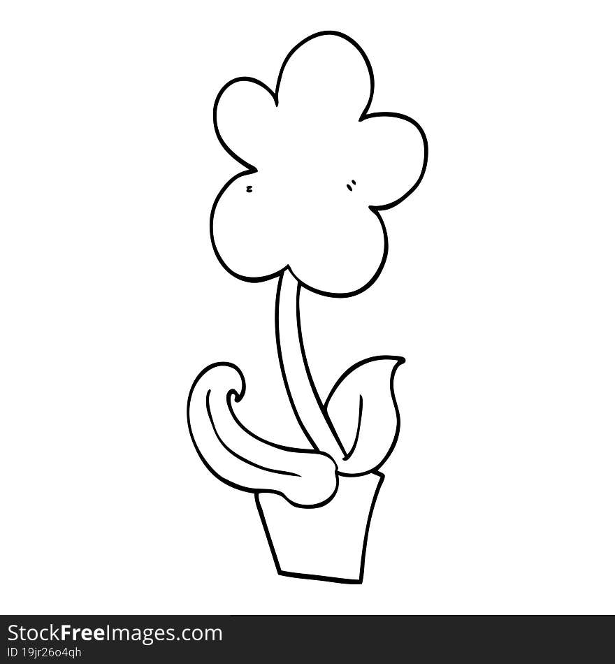 Cute Cartoon Flower