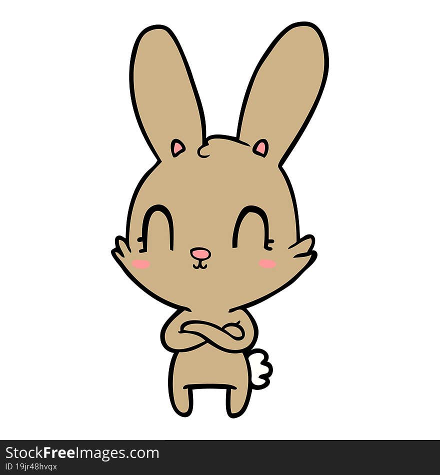 cute cartoon rabbit. cute cartoon rabbit