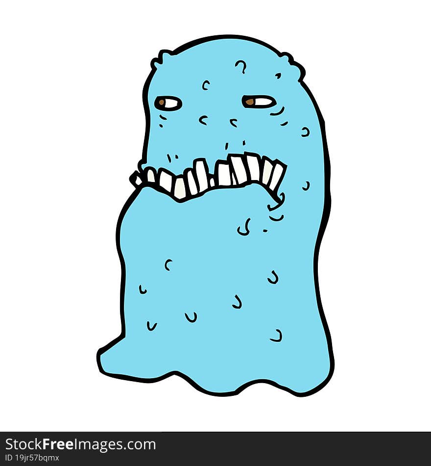 cartoon gross ghost