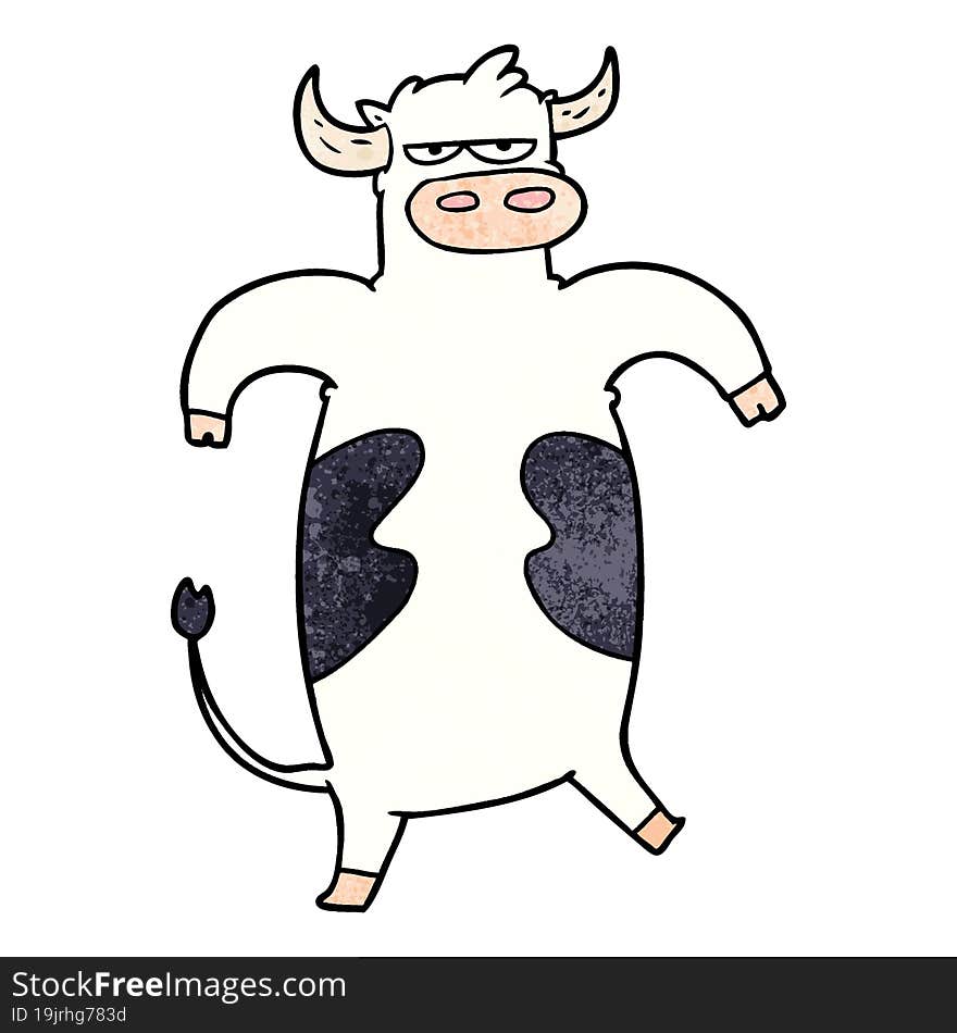 cartoon bull. cartoon bull