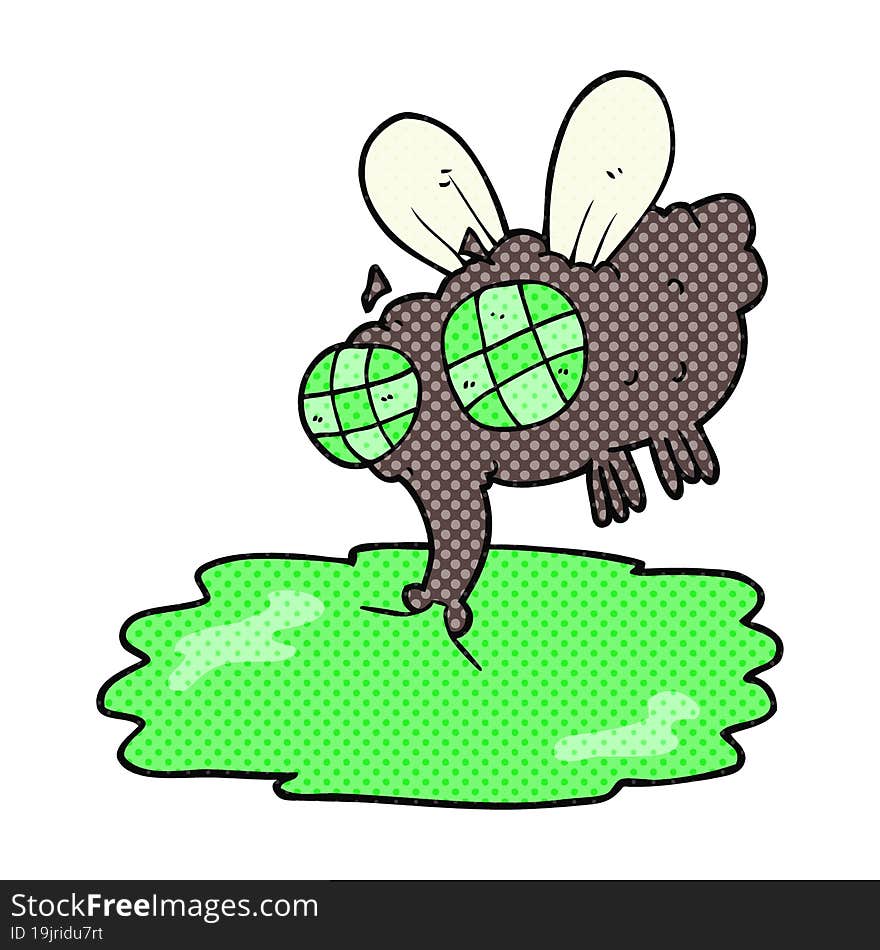 cartoon gross fly