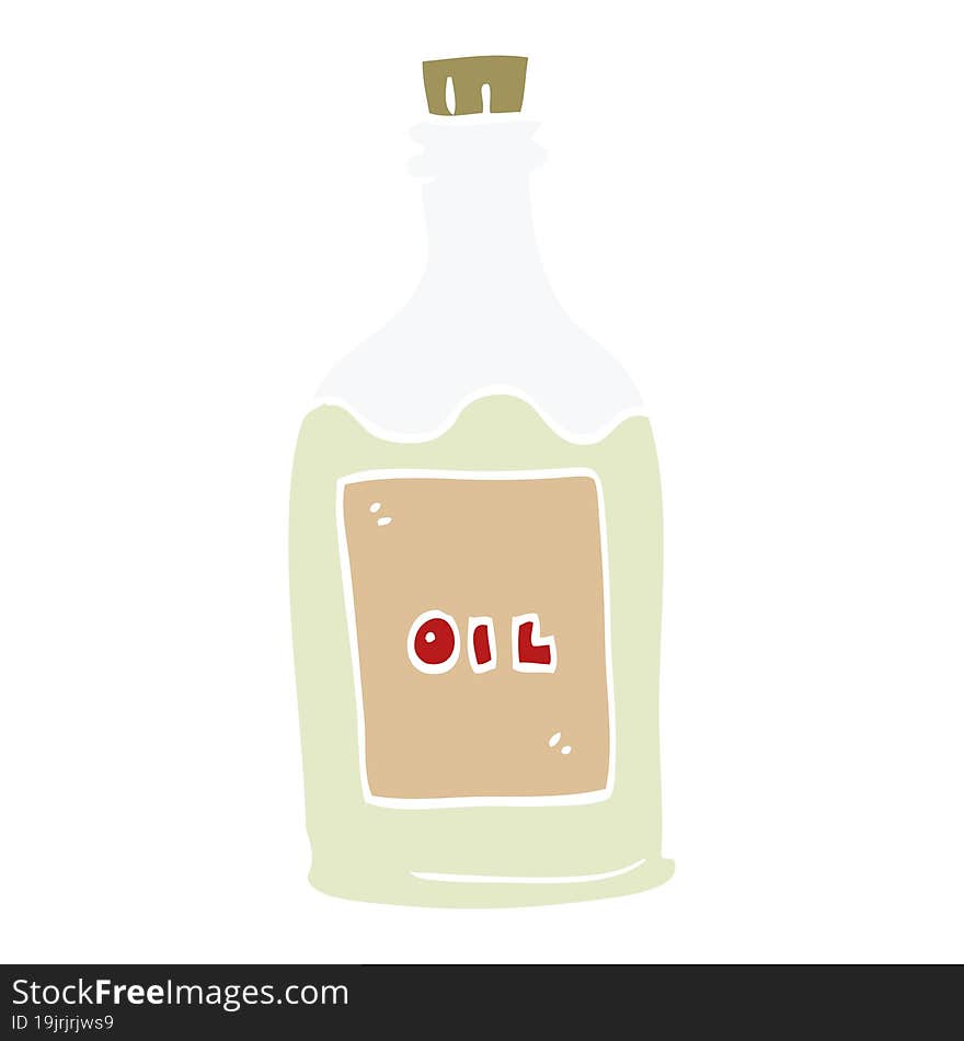 Cartoon Doodle Olive Oil