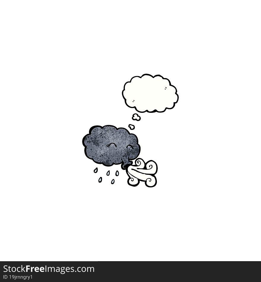 cloud with thought bubble