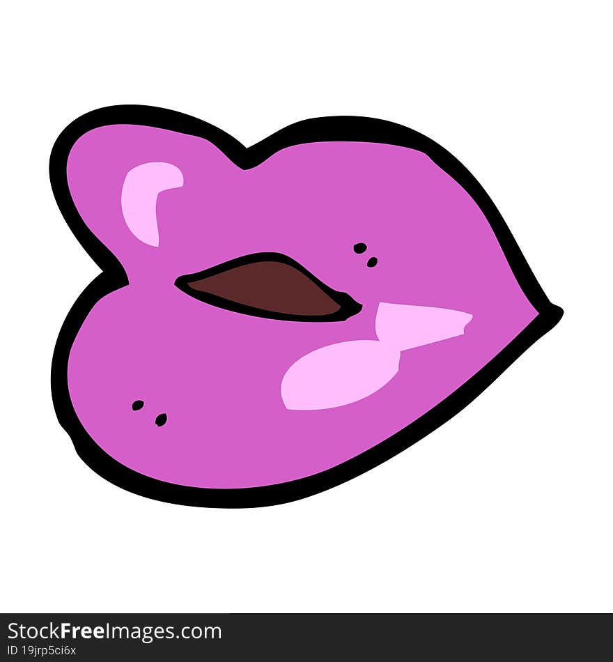 cartoon lips