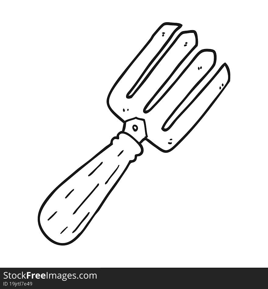 cartoon fork