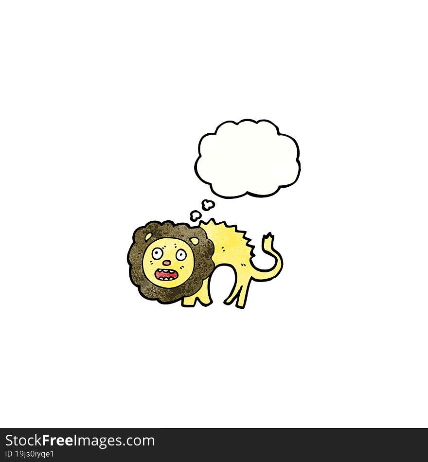 Cartoon Cowardly Lion