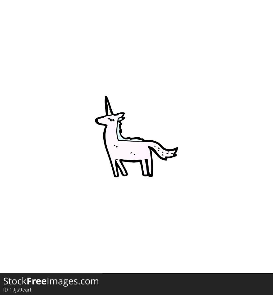 cartoon unicorn