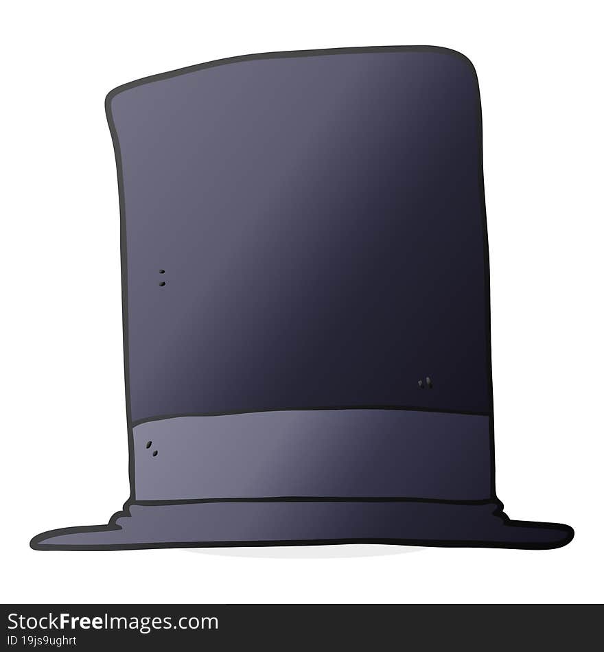 cartoon top hat