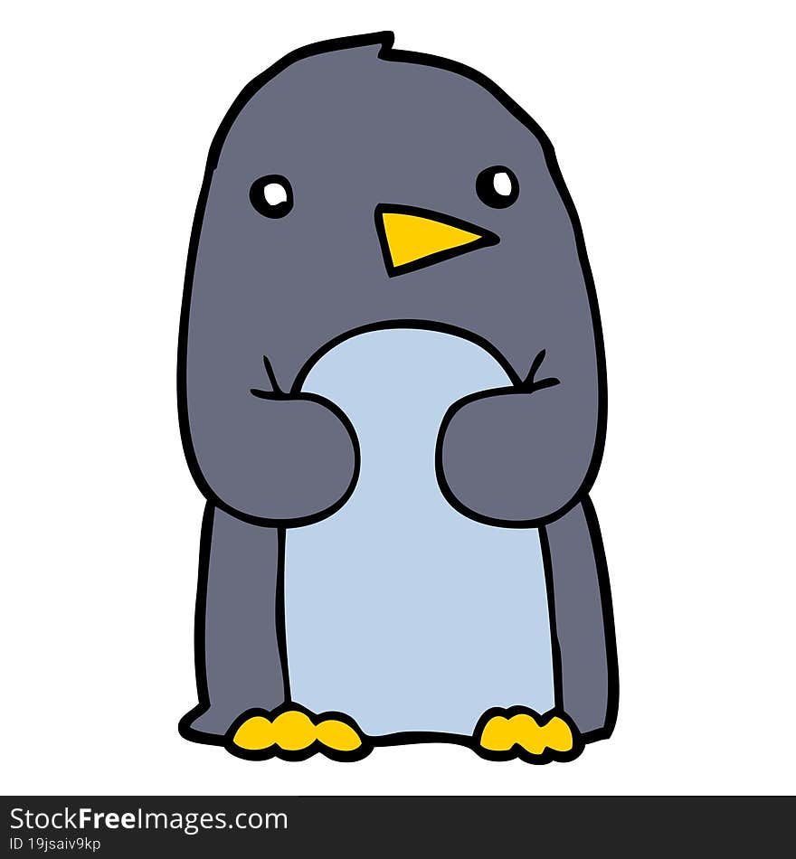 cartoon penguin