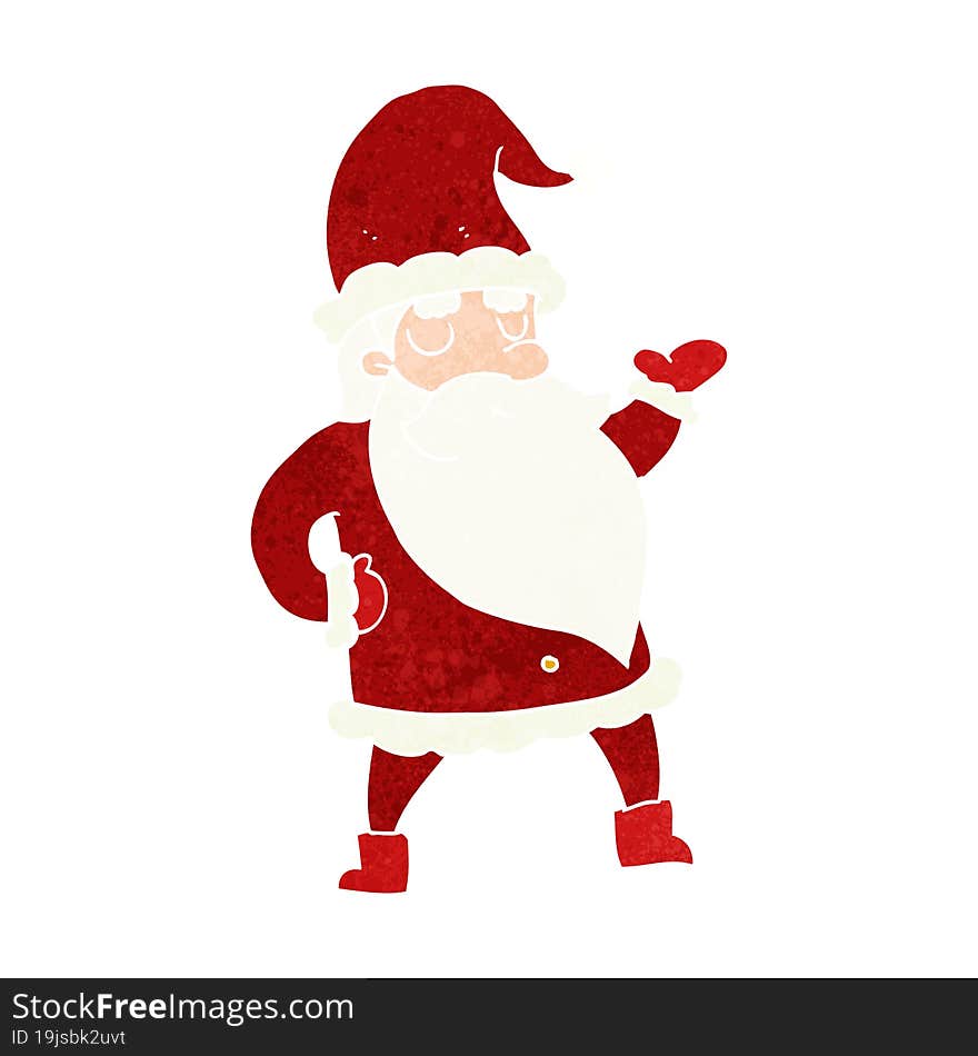 cartoon santa claus