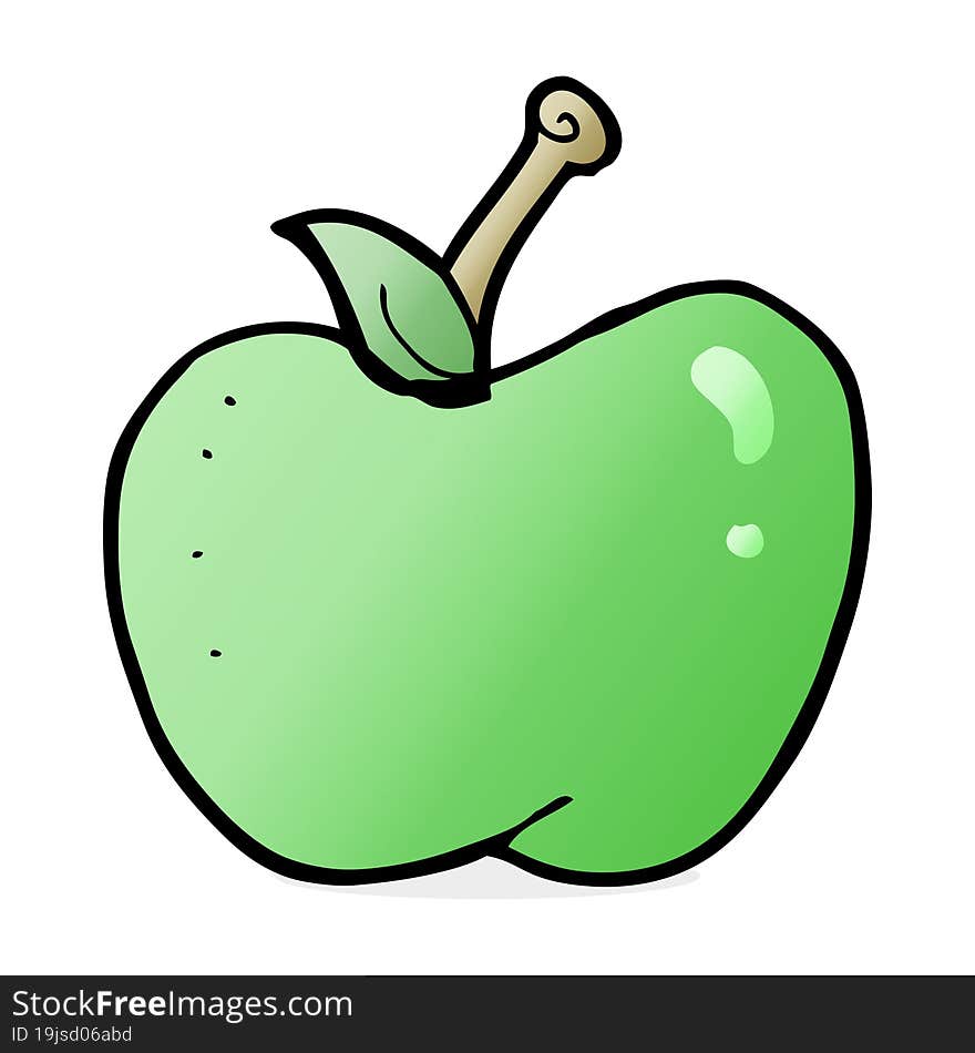 cartoon apple