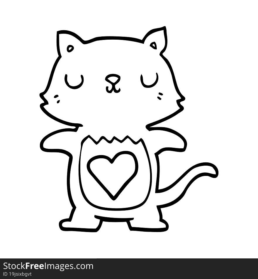 cute cartoon cat