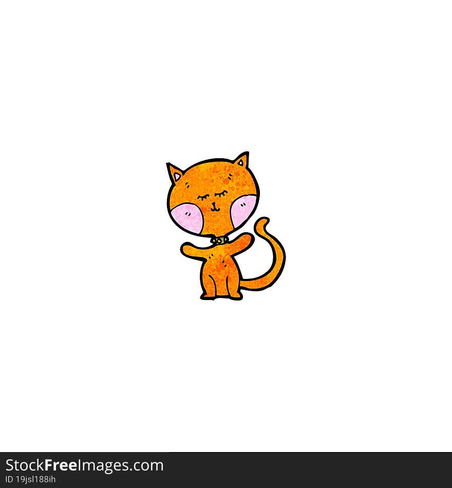 funny cartoon cat