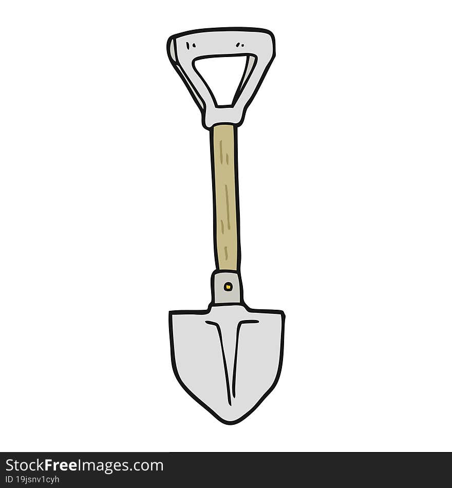 cartoon shovel