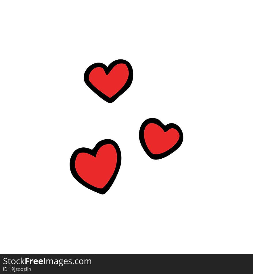 cartoon love heart