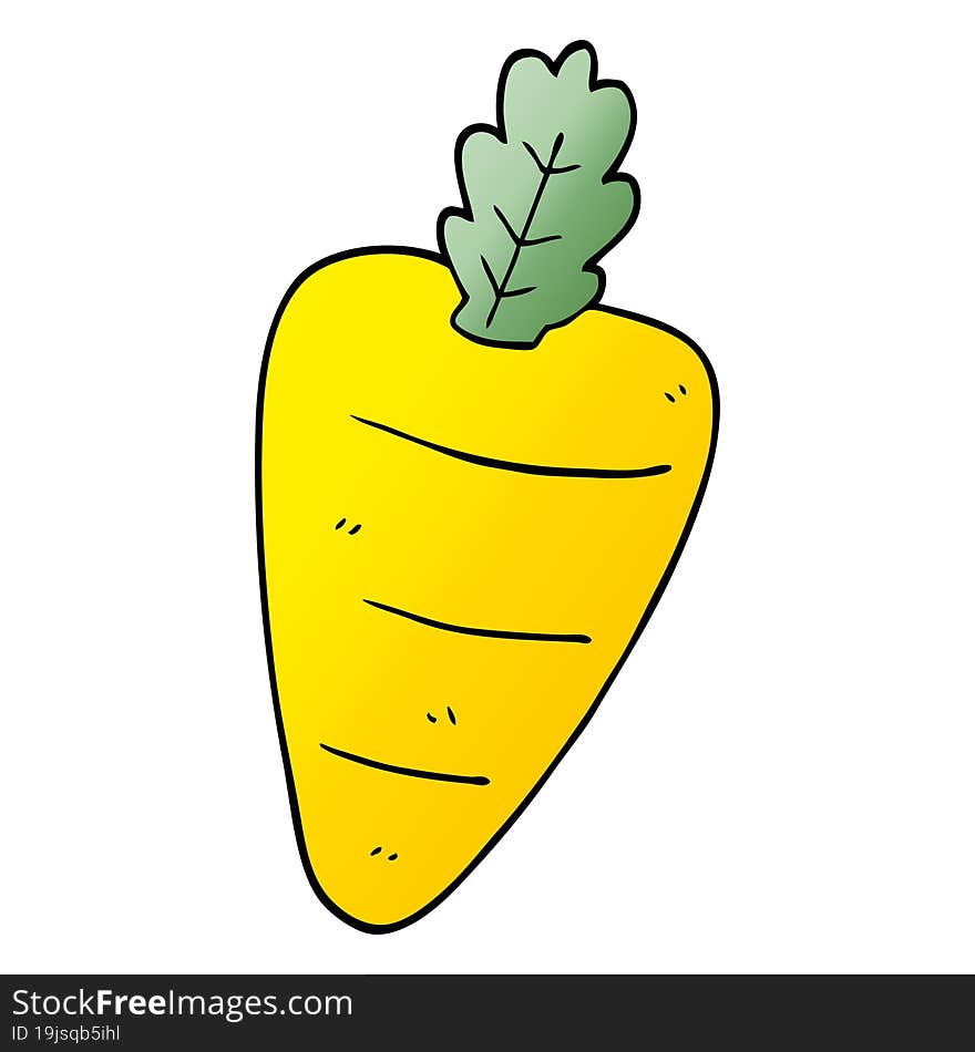 Cartoon Doodle Carrot