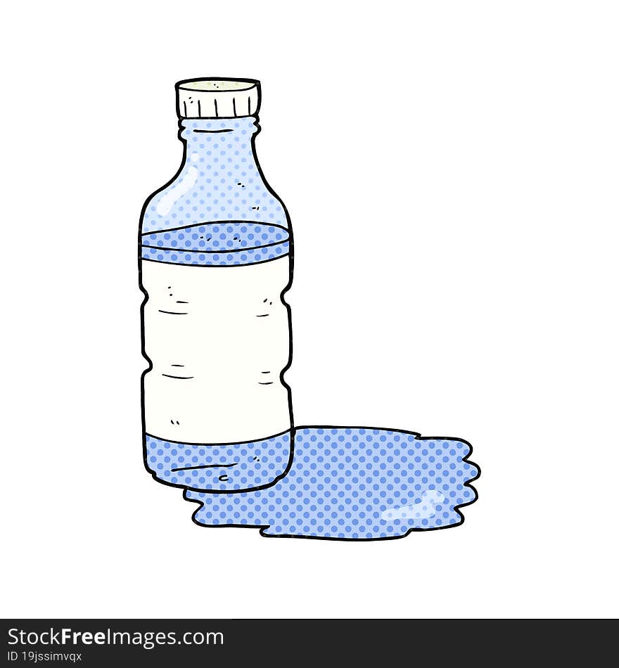 cartoon water bottle