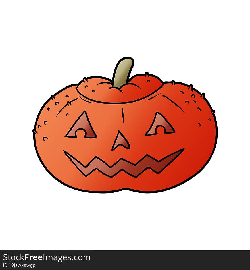 cartoon halloween pumpkin. cartoon halloween pumpkin