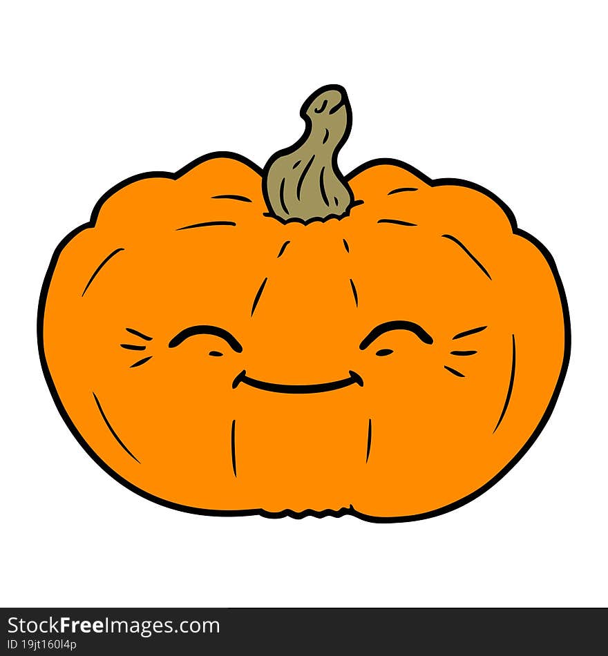 cartoon pumpkin. cartoon pumpkin