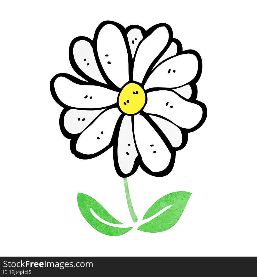 Cartoon Flower Symbol