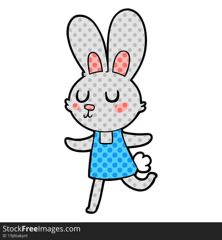 cartoon rabbit. cartoon rabbit